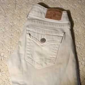 White true religion jeans
